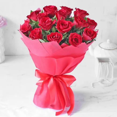 15 Red Rose Bunch